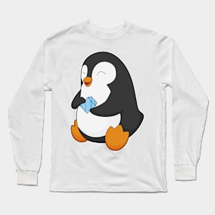 Penguin Ice cubes Long Sleeve T-Shirt